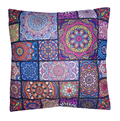 Mandala Bohemian Square Sofa Cushion Cover