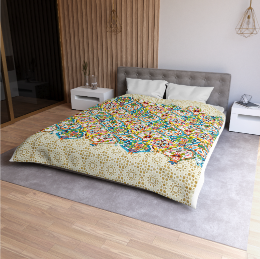 King Size Printed Bedspread