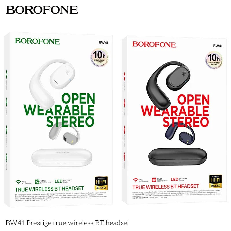 BOROFONE Air Conduction Wireless Bluetooth Headphones