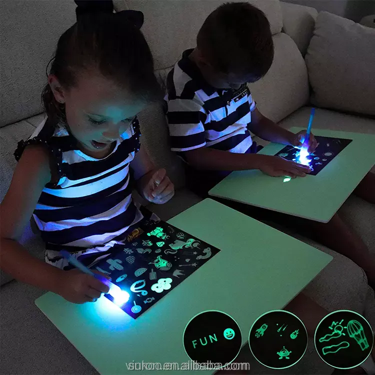 Kids Drawing Board - Glow in the Dark