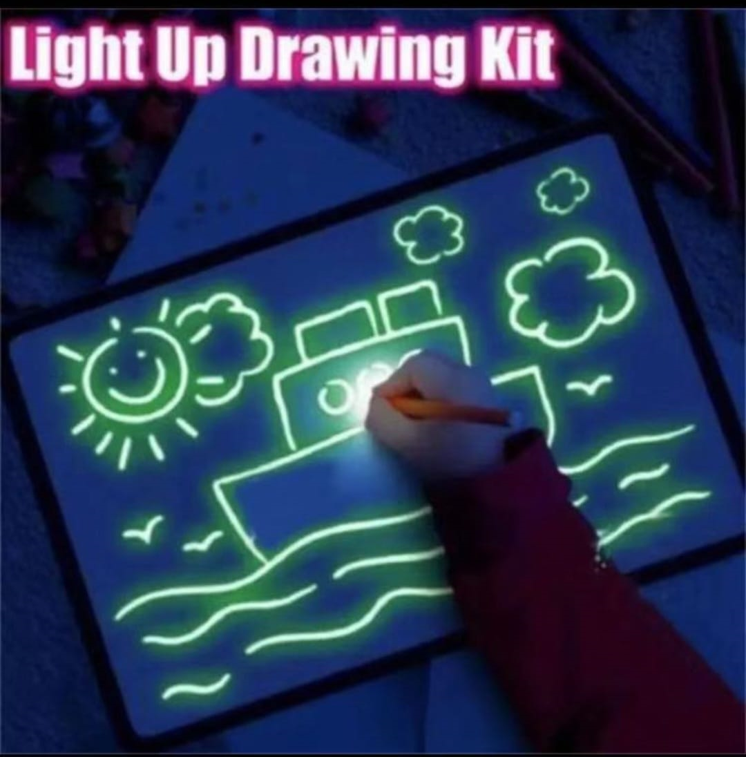 Kids Drawing Board - Glow in the Dark